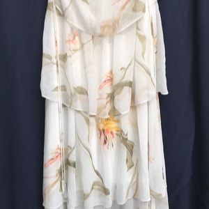 Strapless maxi dress